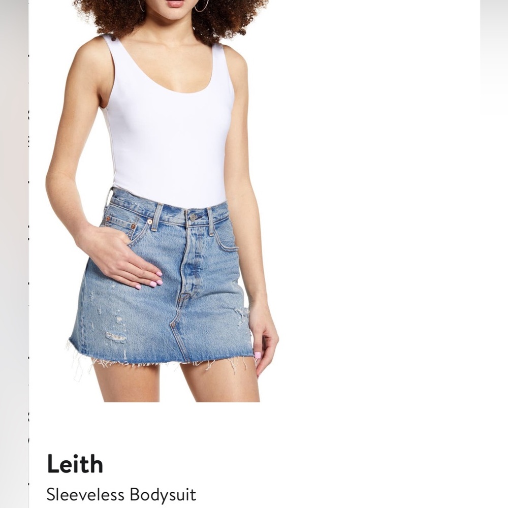 Leith sleeveless bodysuit